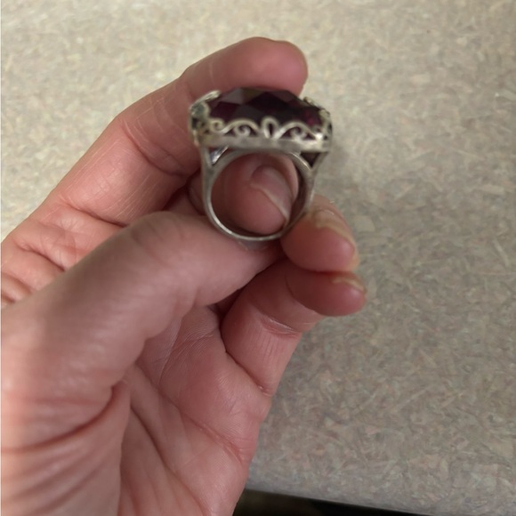 Silpada Jewelry - Silpada Silver Ring with Purple Gemstone